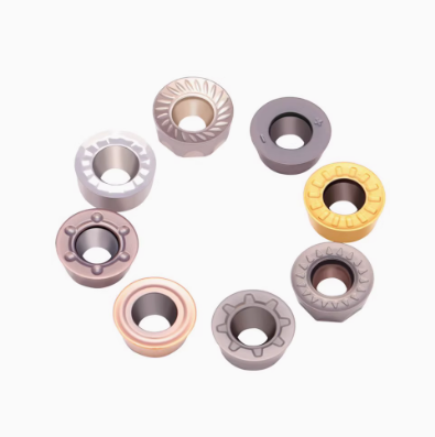 2042-CNC milling inserts, RPMW carbide R5 machining center, R4 milling machine, R6 milling inserts, RPMT round cutter cutters Shandong Denso Pricision Tools Co.,Ltd.